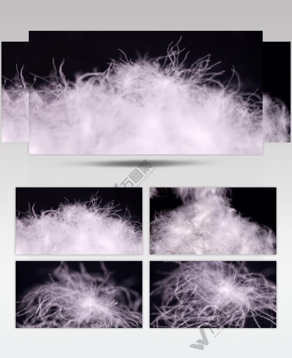 羽绒服制作羽绒特写服饰广告宣传视频素材