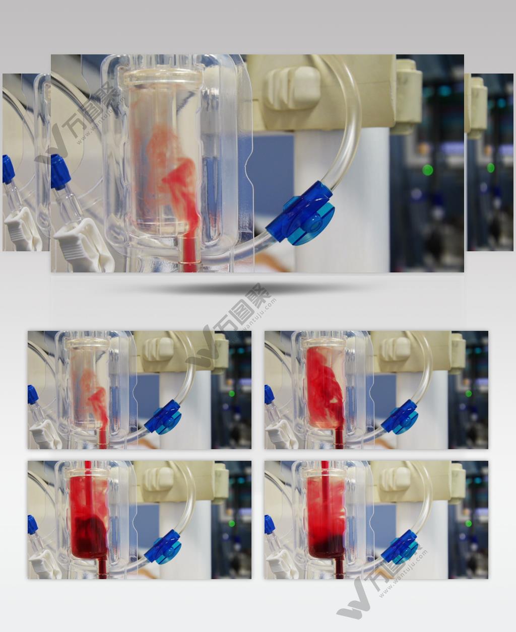医院抢救病人心跳显示心率手术显示屏视频素材