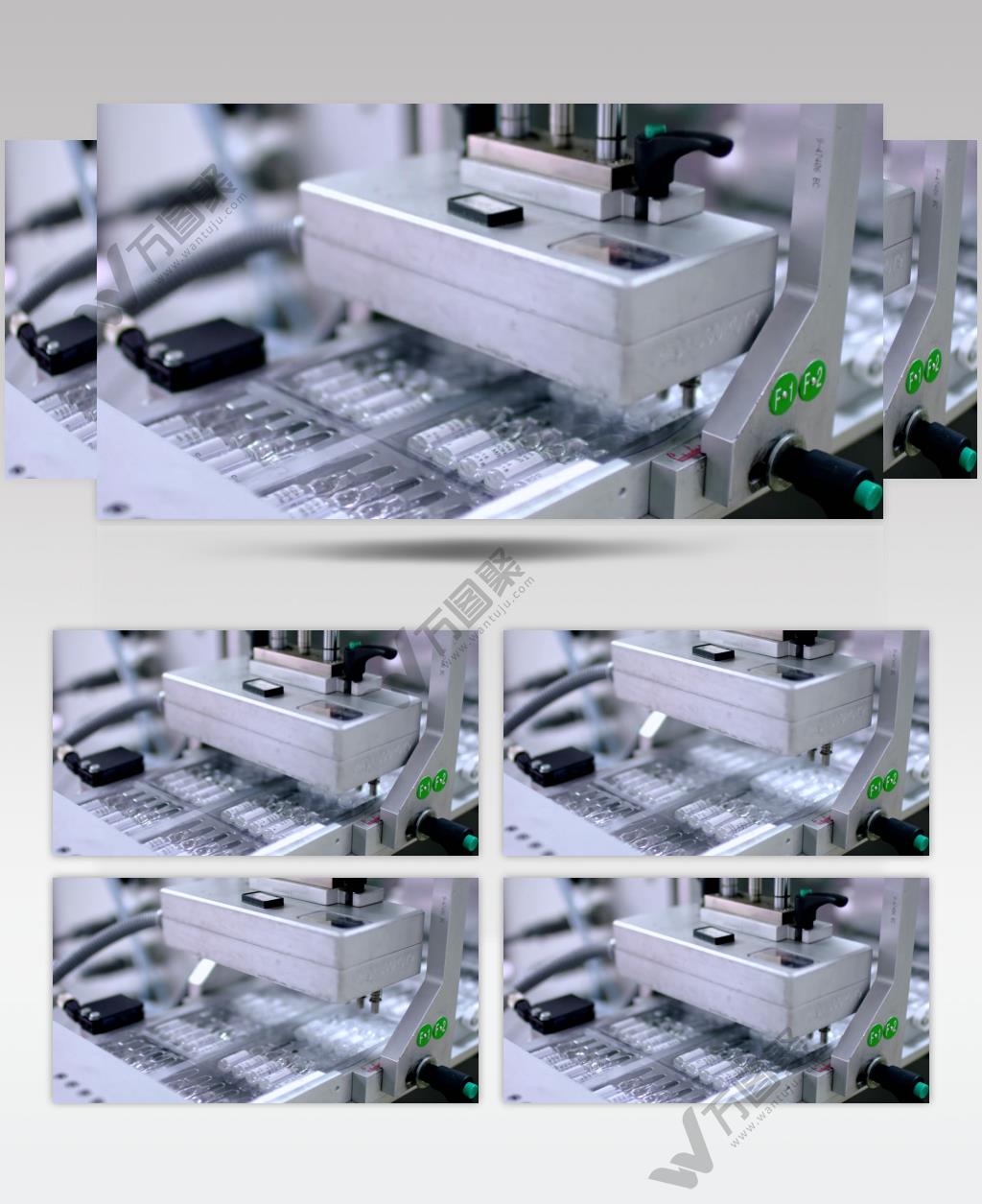 医疗药品生产线包装制药工厂实拍背景视频