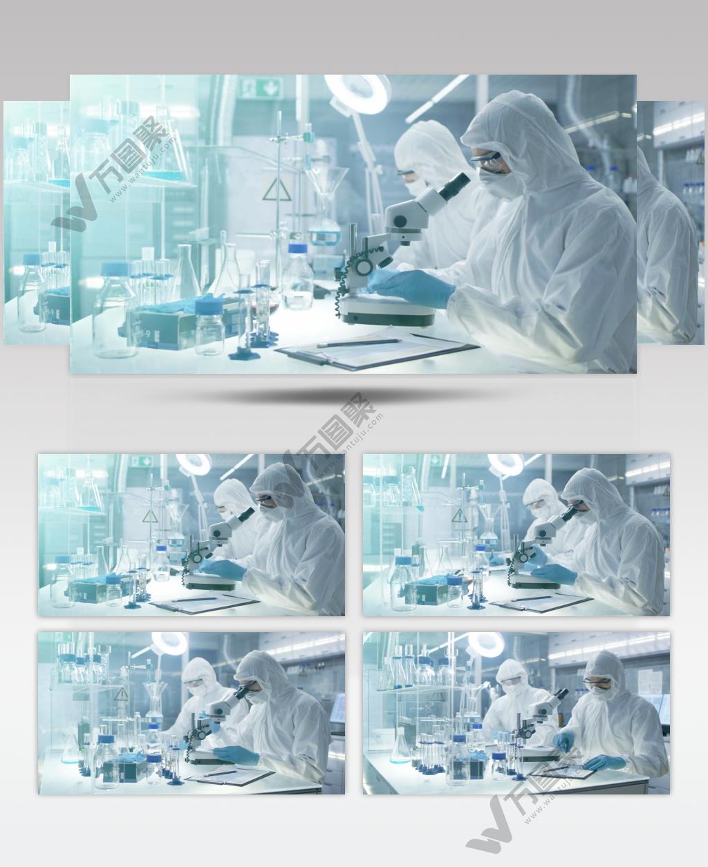 医学研究生物实验科技化学工作视频素材