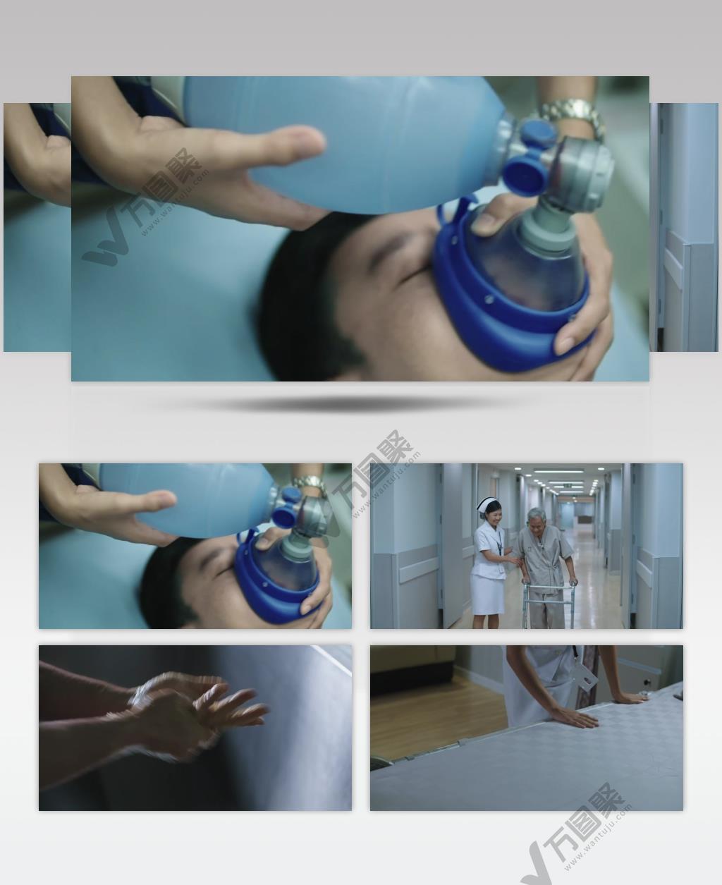医生急救中心病人手术医院宣传片视频素材