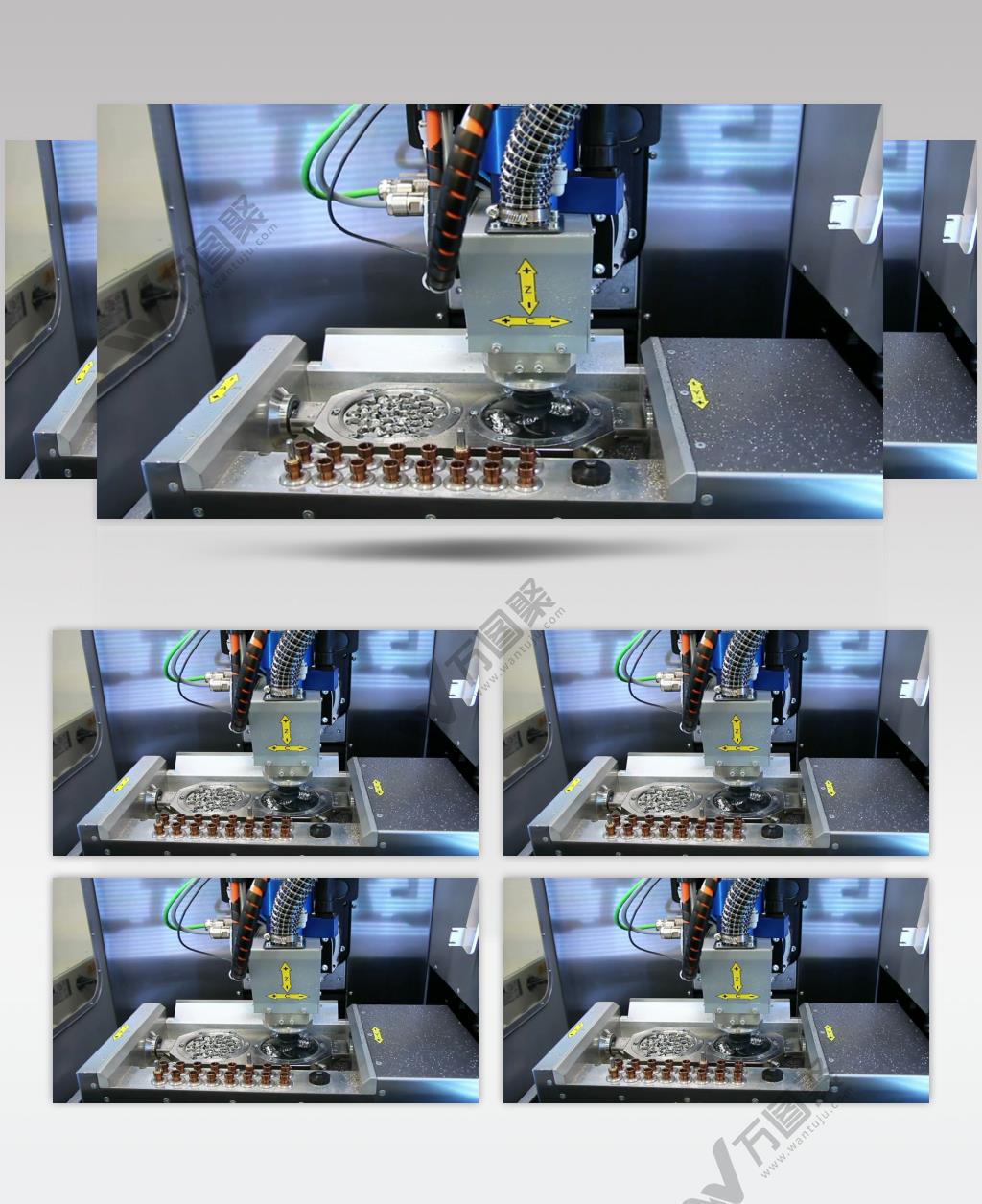 实拍工业机械机器生产制造视频素材