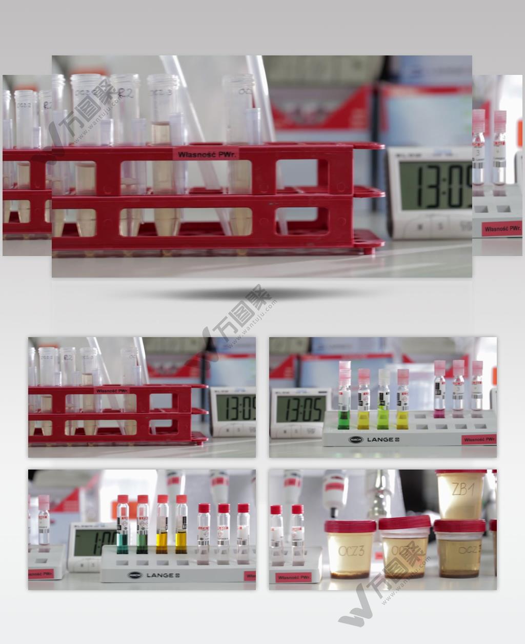 实验室化学实验试管样品医疗研发视频素材