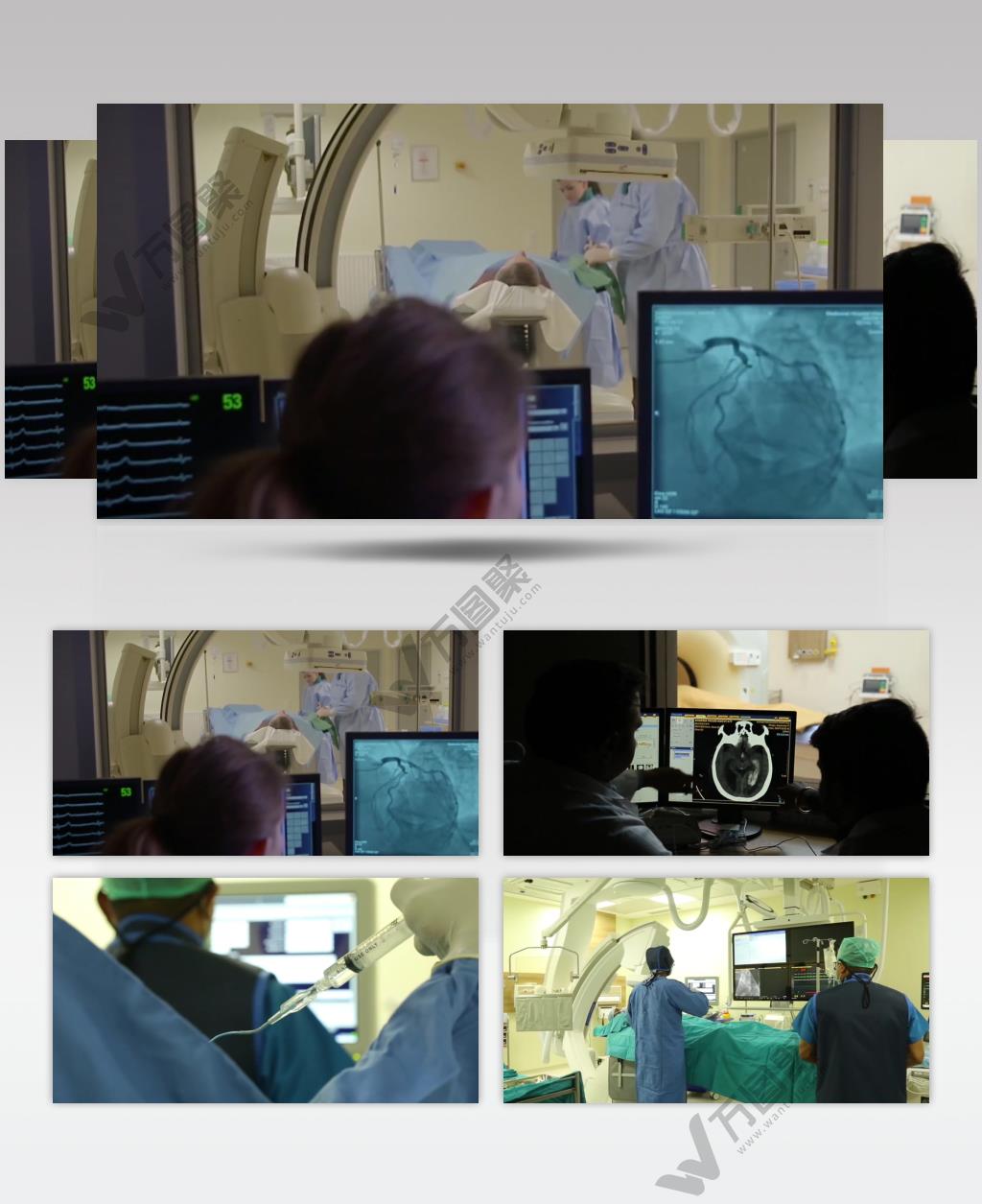 医院先进医疗专家团队设备视频素材