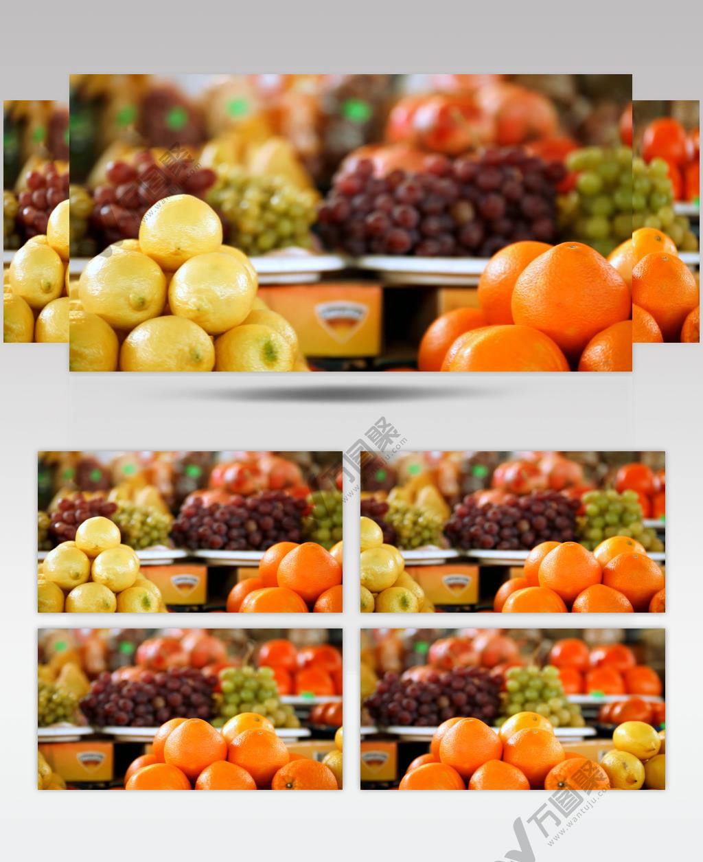 超市水果特写