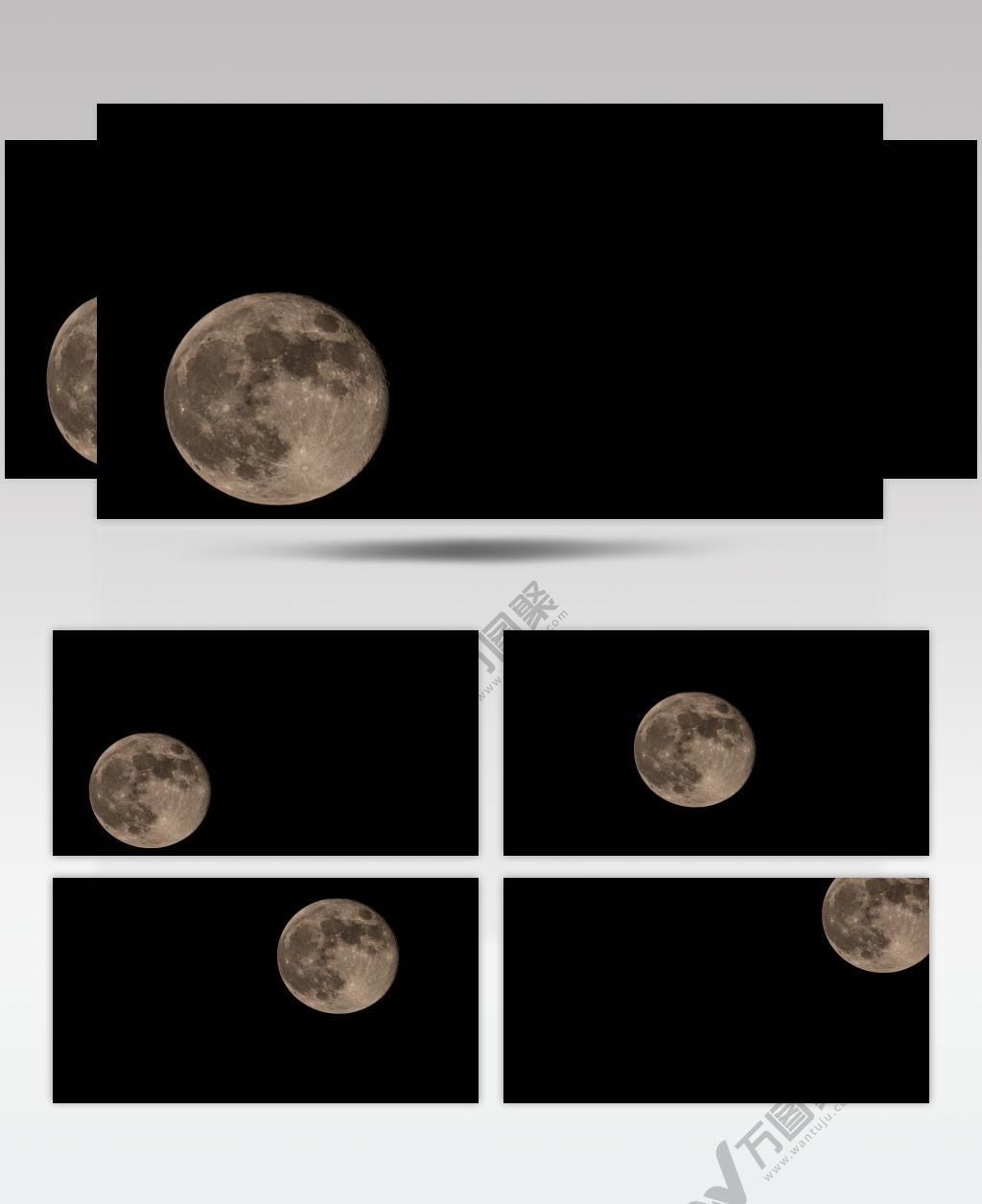 4K超大月球月亮延时