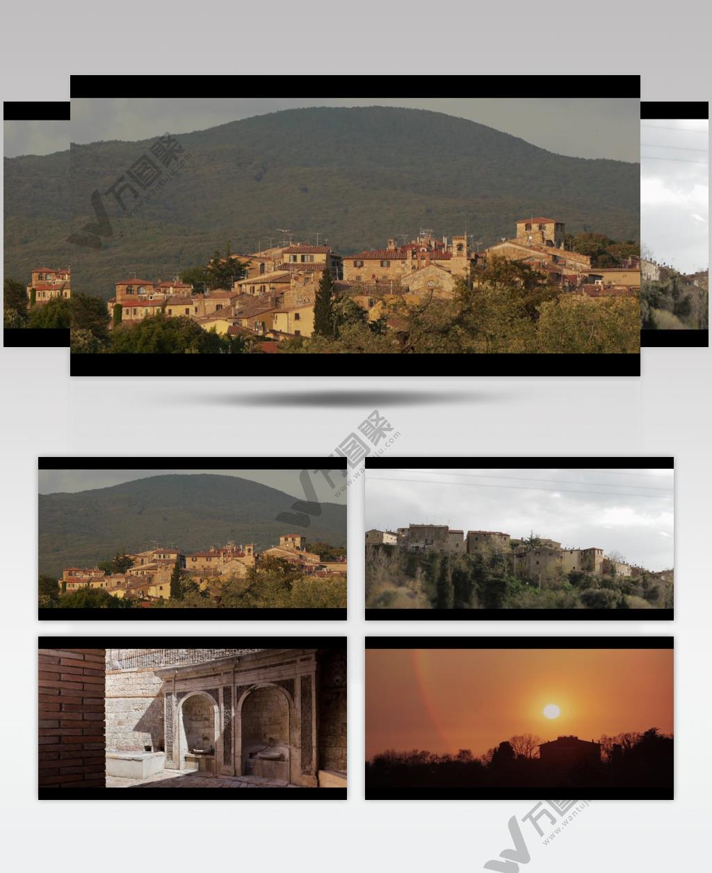 辽阔壮丽美丽田野稻草乡村视频素材