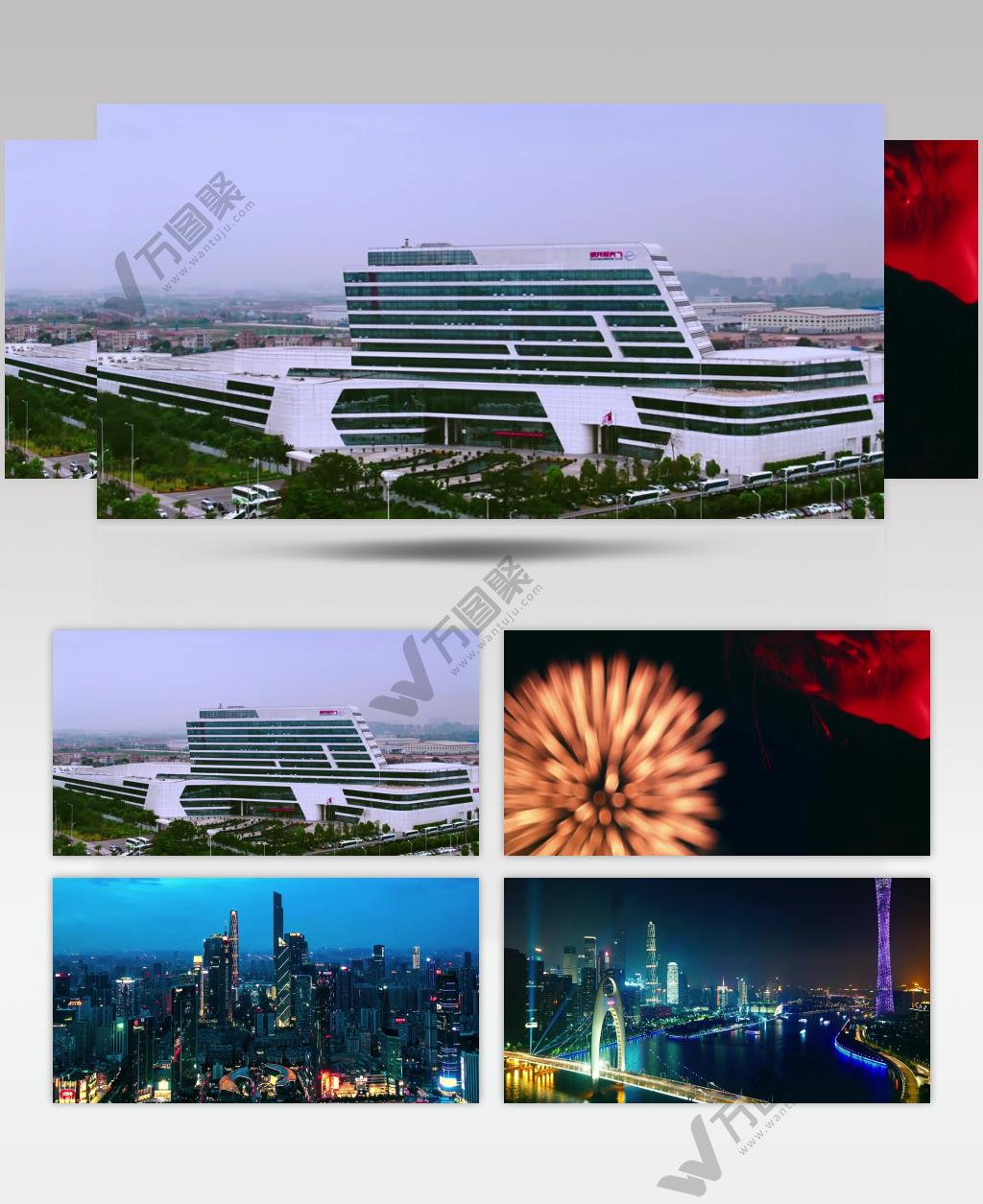 广州城市景色宣传片视频素材