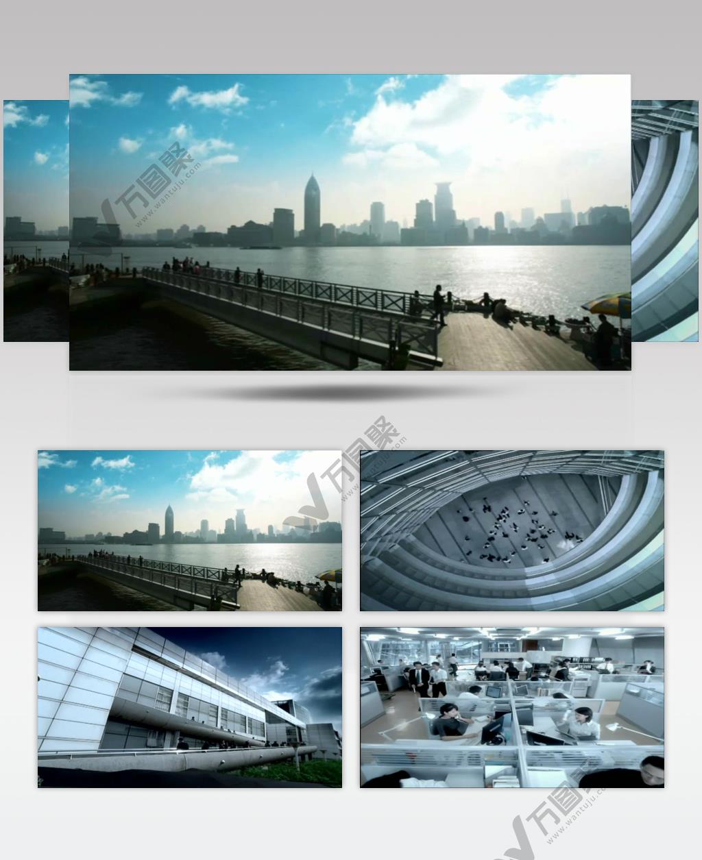 商务高清素材商业合作成功握手团队公司城市集团