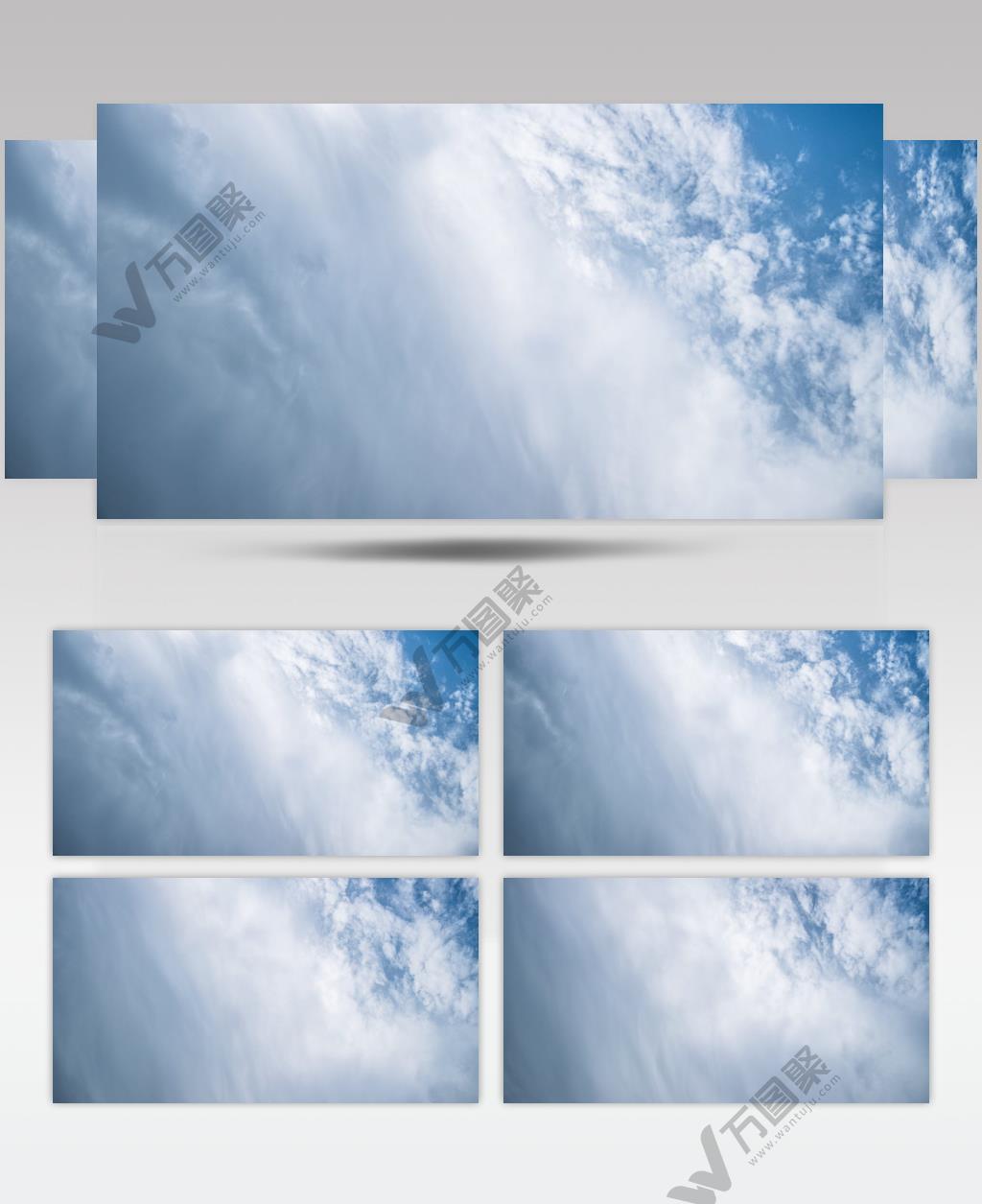 蓝天白云拍镜头