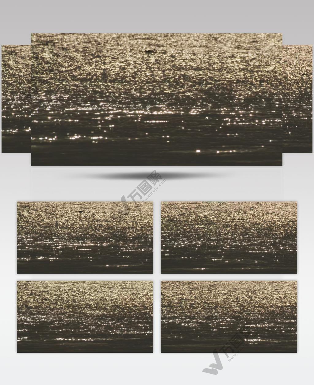 黄昏金色海面江河湖海