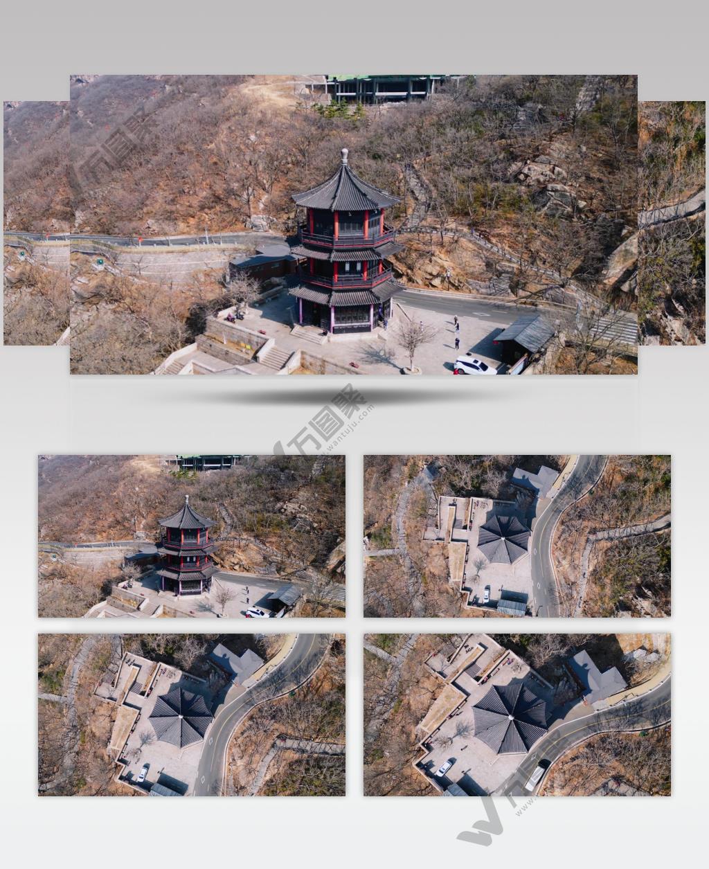 连云港花果山玉皇阁航拍【4K60】