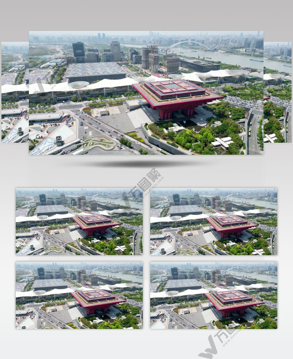 【4K60帧】上海世博园中华艺术宫航拍