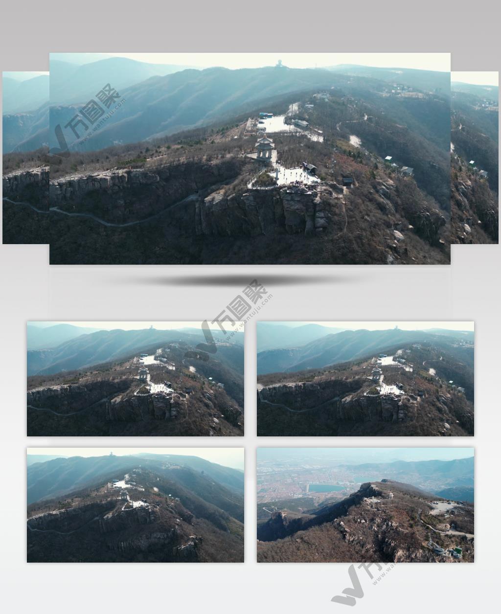 【4K60帧】连云港花果山自然风景航拍