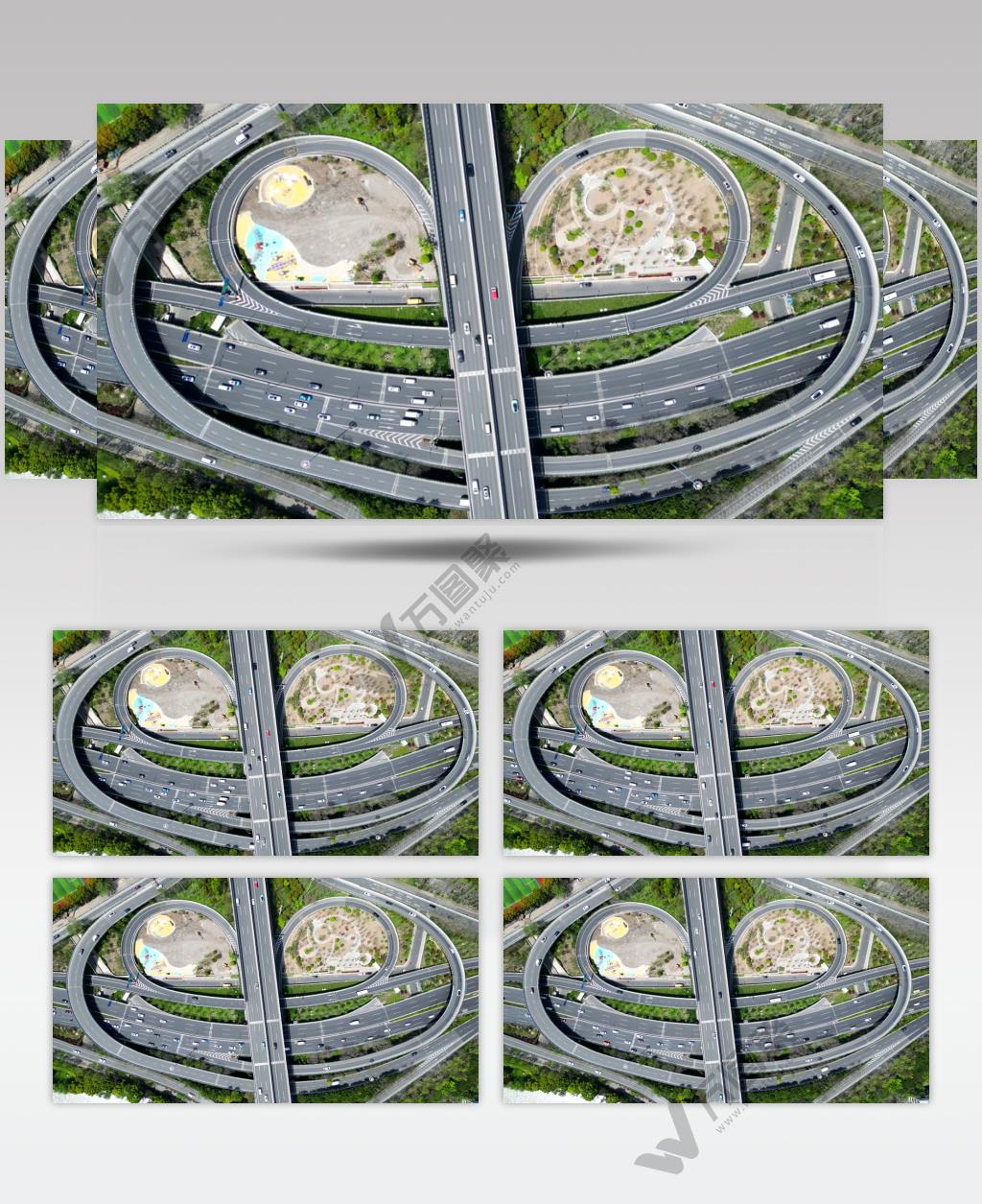 【4K60帧】上海龙阳路城市高架桥航拍