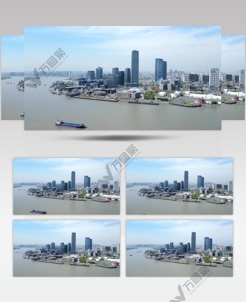 上海黄浦江城市航拍【4K60】