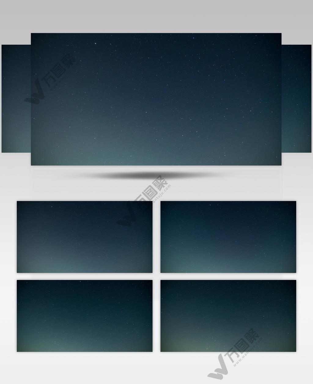 浩瀚星空璀璨银河太空夜晚延时