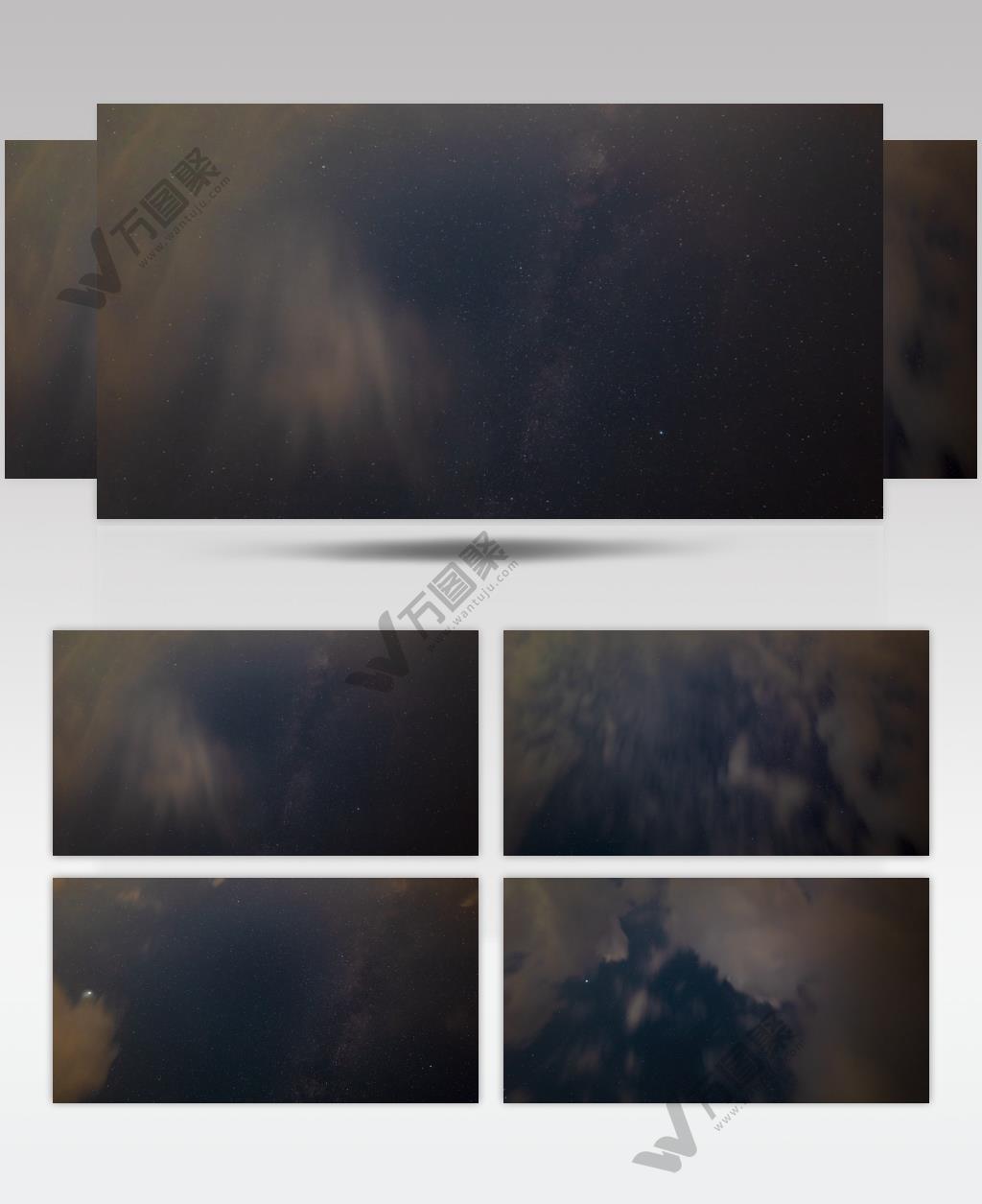 浩瀚星空银河延时实拍镜头