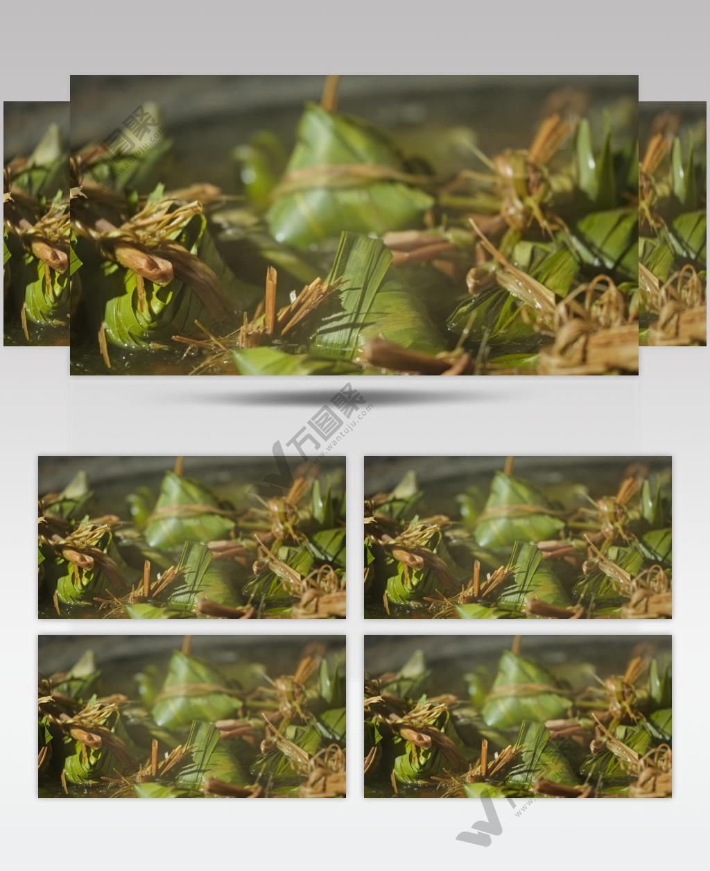 端午节五月节吃粽子煮粽子