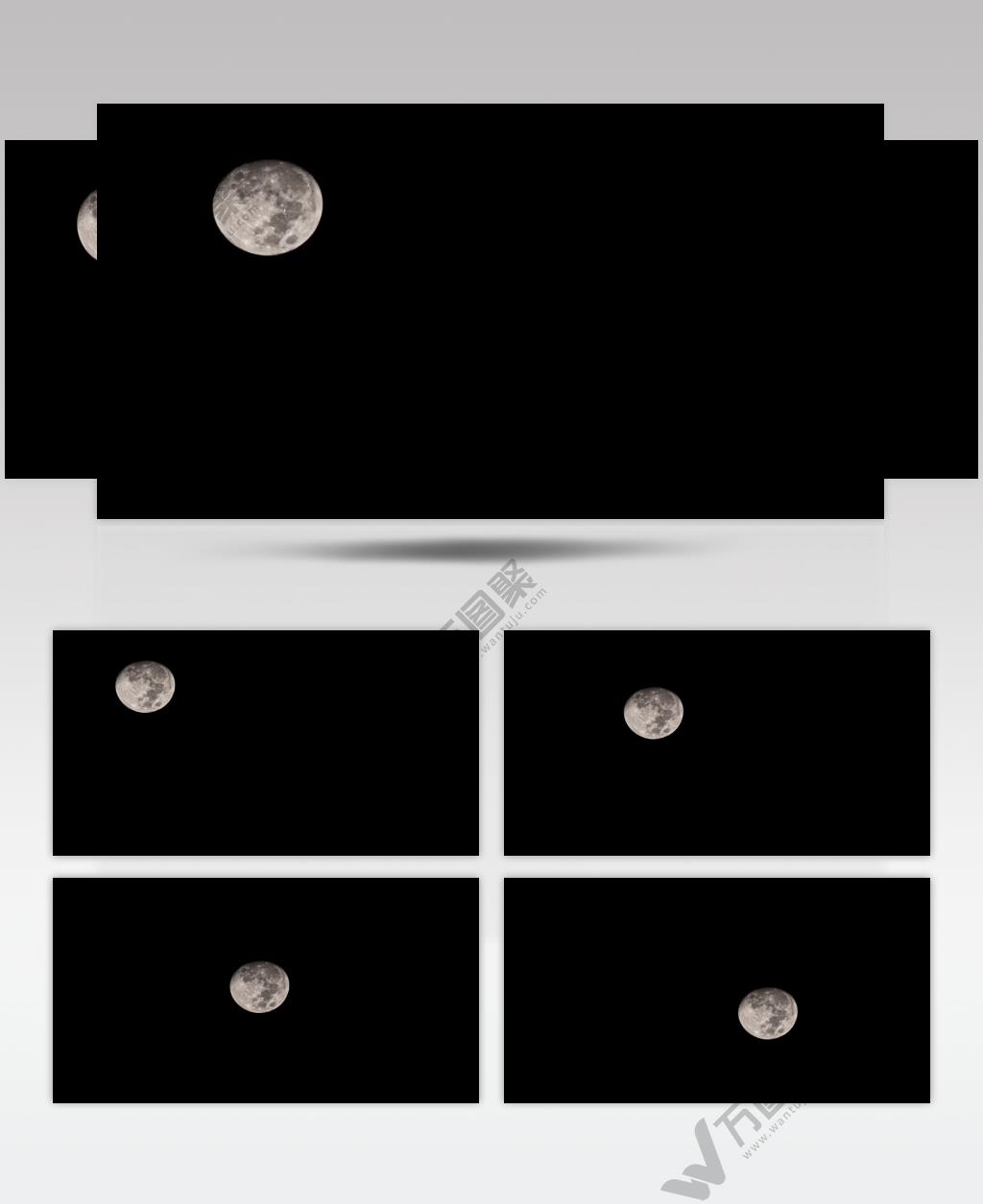 月亮延时实拍镜头 (2)