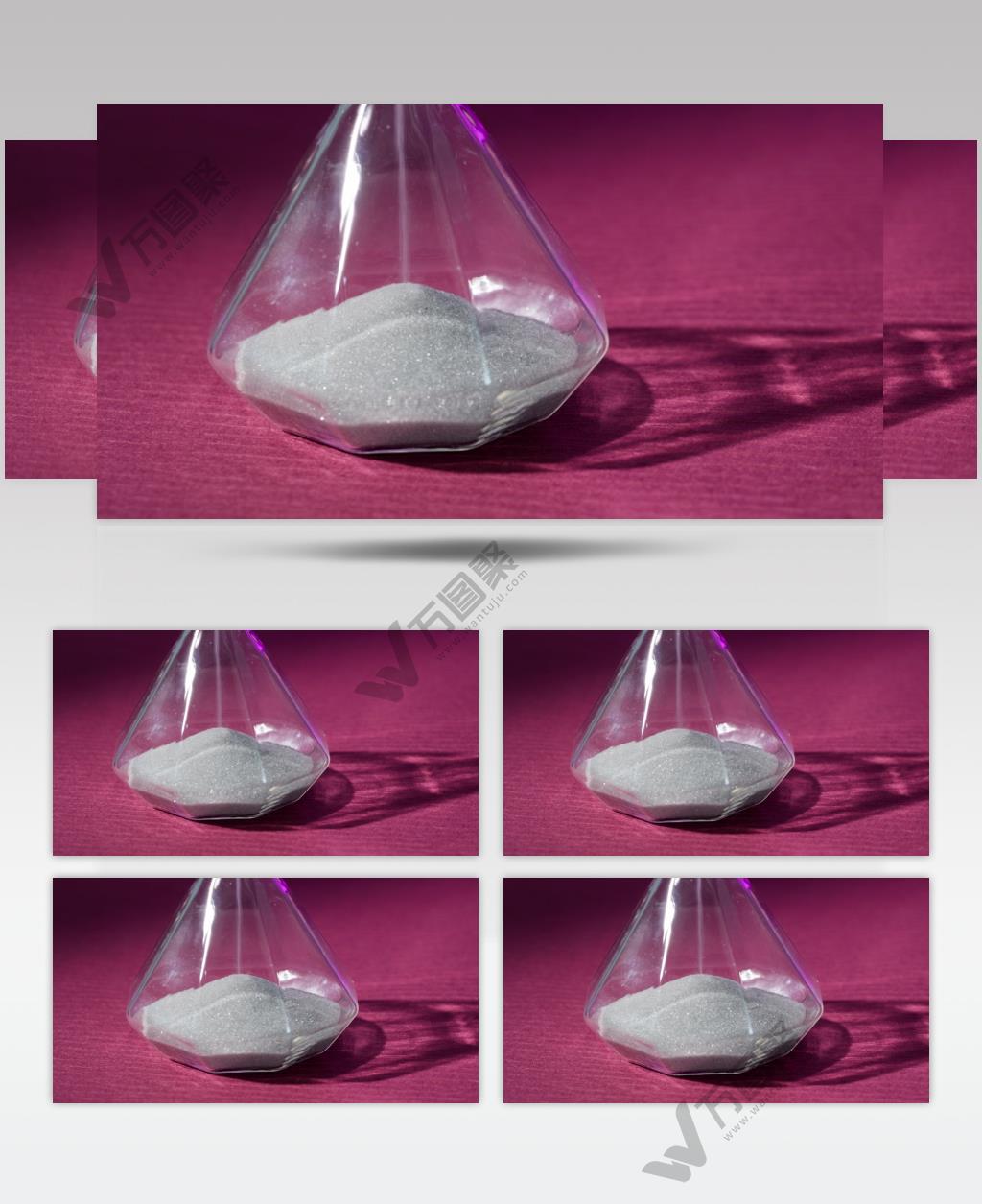 沙漏时间流逝实拍镜头 (1)