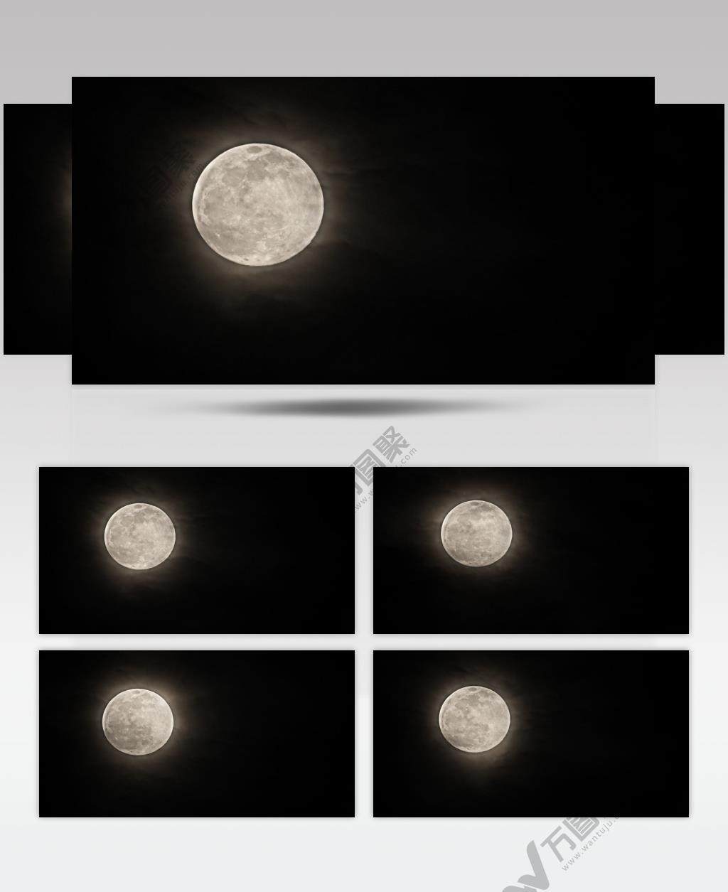 超大月球移动实拍镜头 (1)