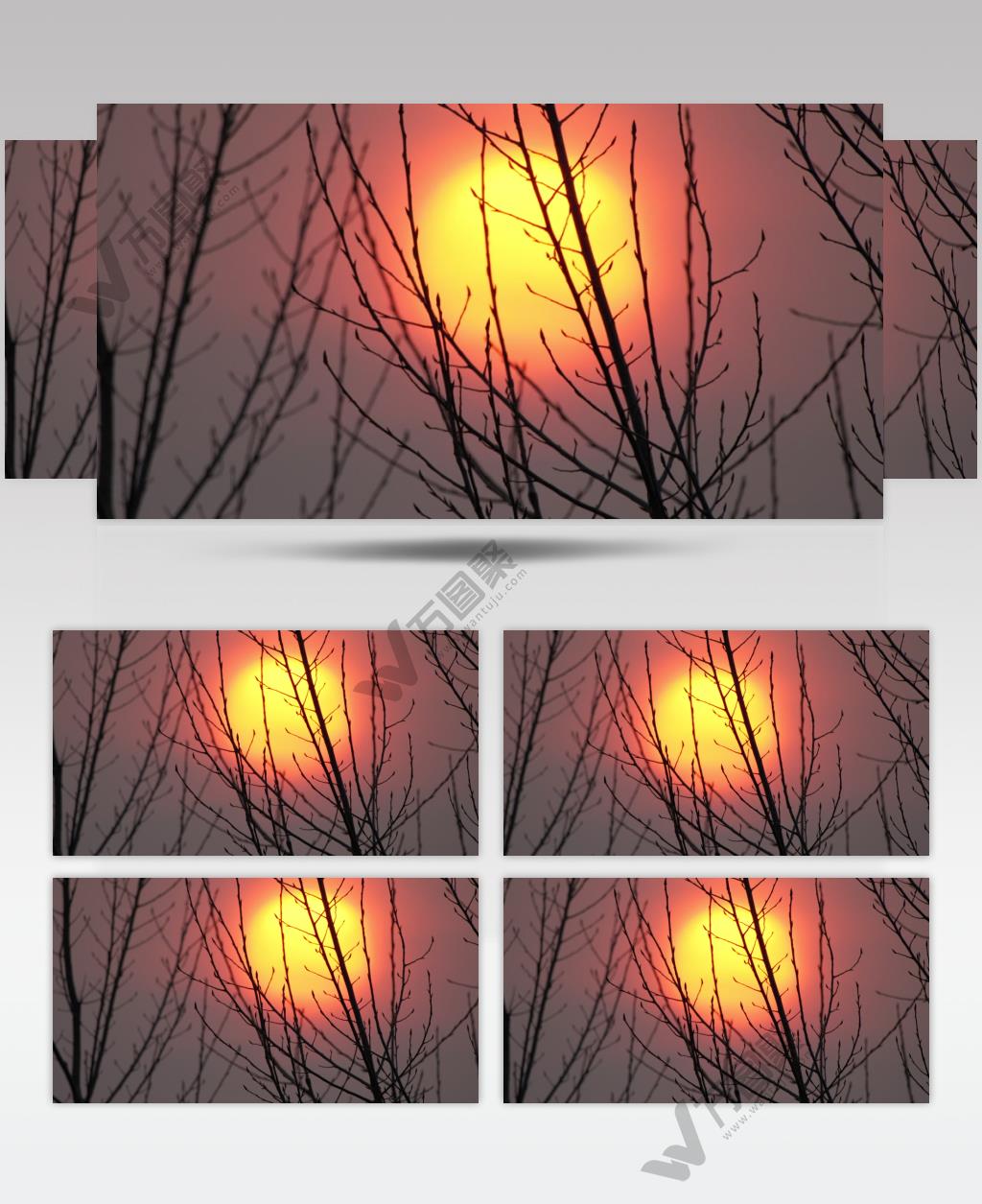 超唯美夕阳落日实拍镜头