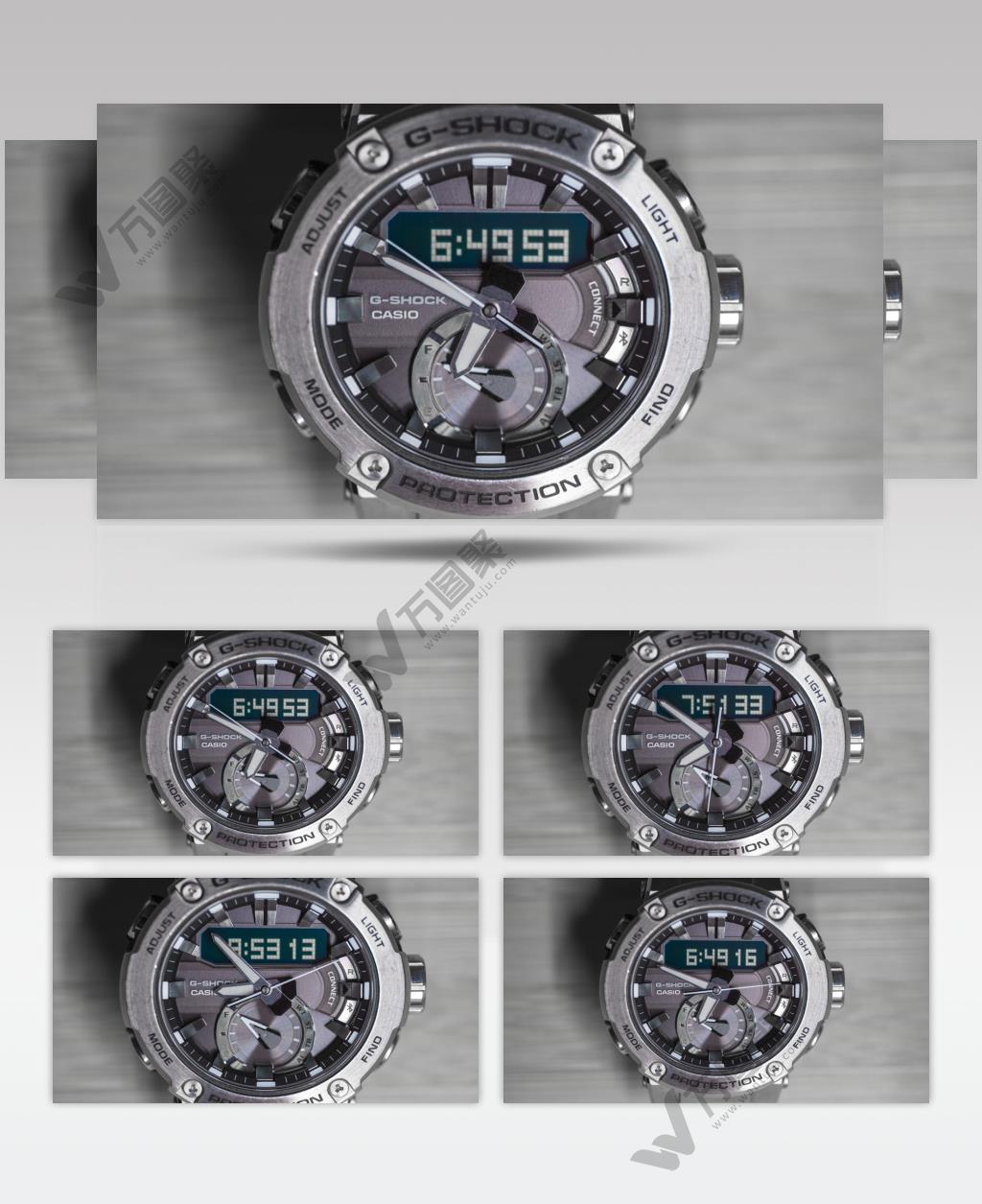 电子表时间流逝实拍