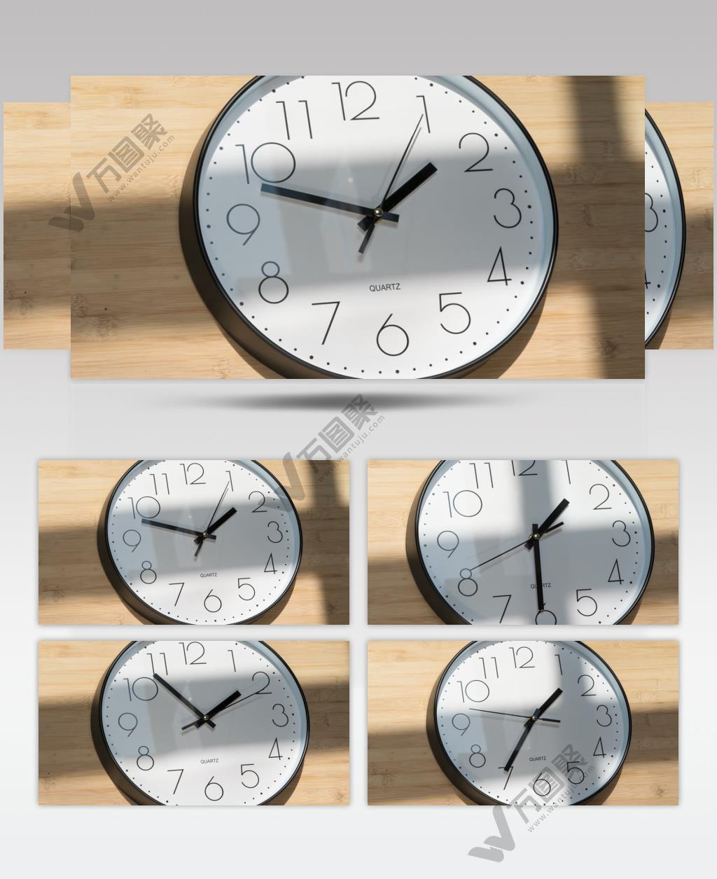 钟表时钟实拍镜头 (1)