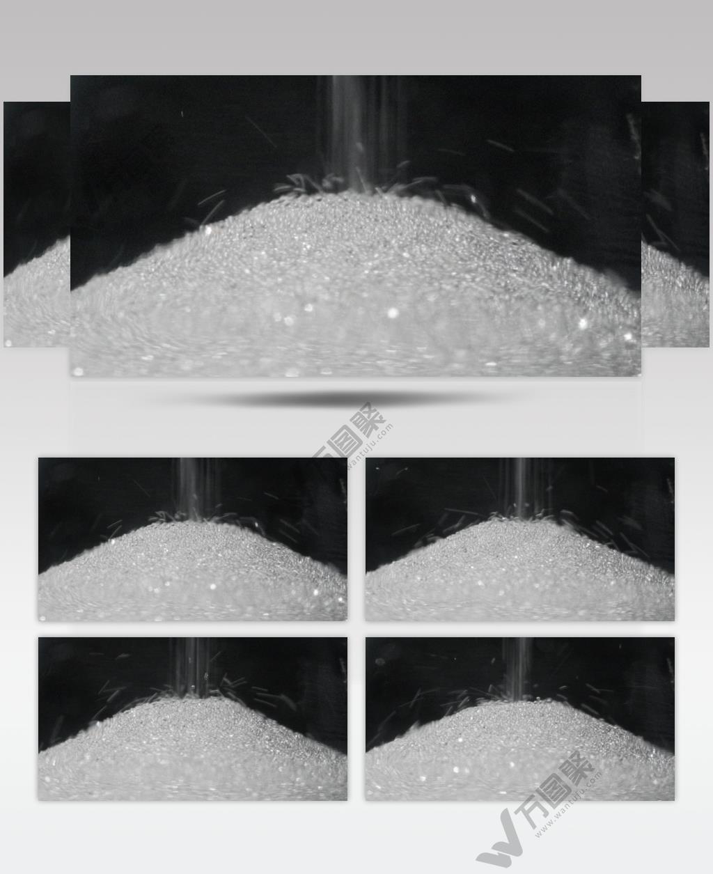 沙漏特写时间流逝实拍镜头