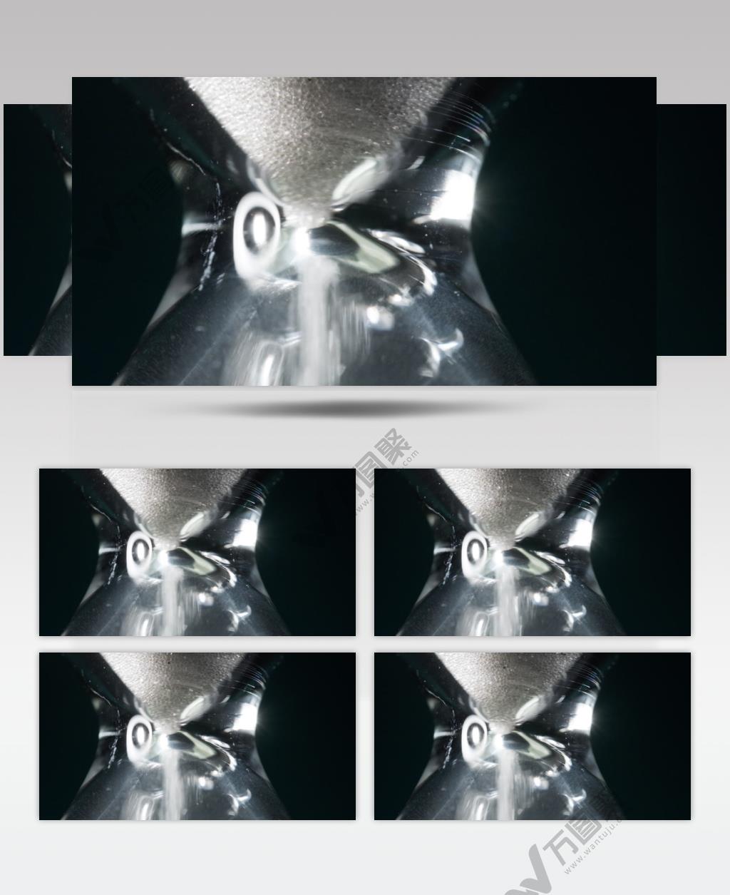 沙漏慢镜头升格实拍