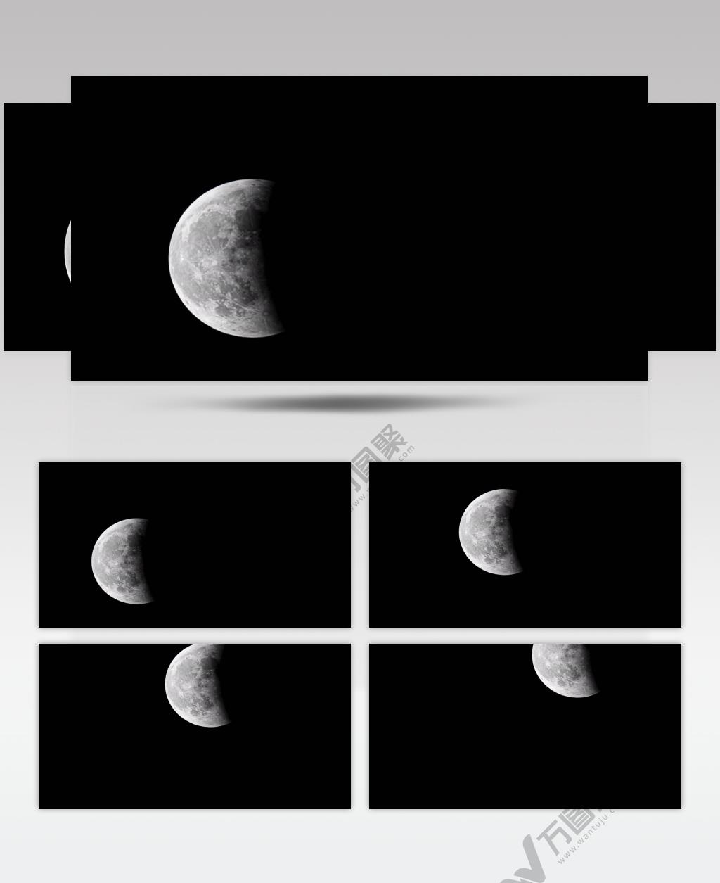 超大月球延时实拍镜头