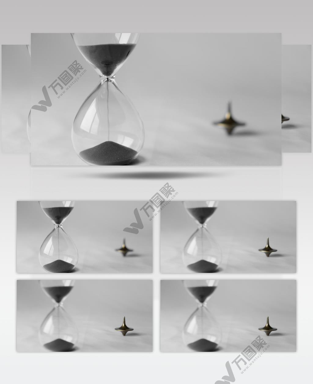 沙漏脱落光阴似箭实拍