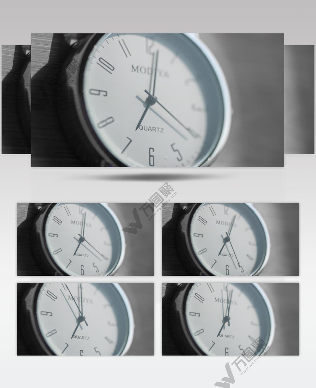 手表时钟争分夺秒实拍镜头 (1)