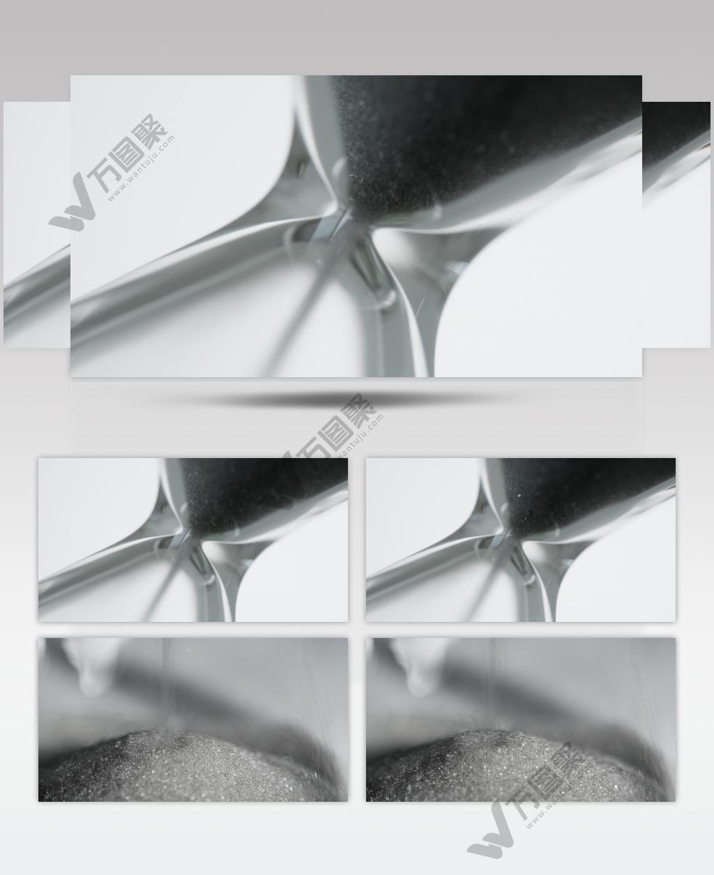 沙漏争分夺秒光阴似箭实拍镜头