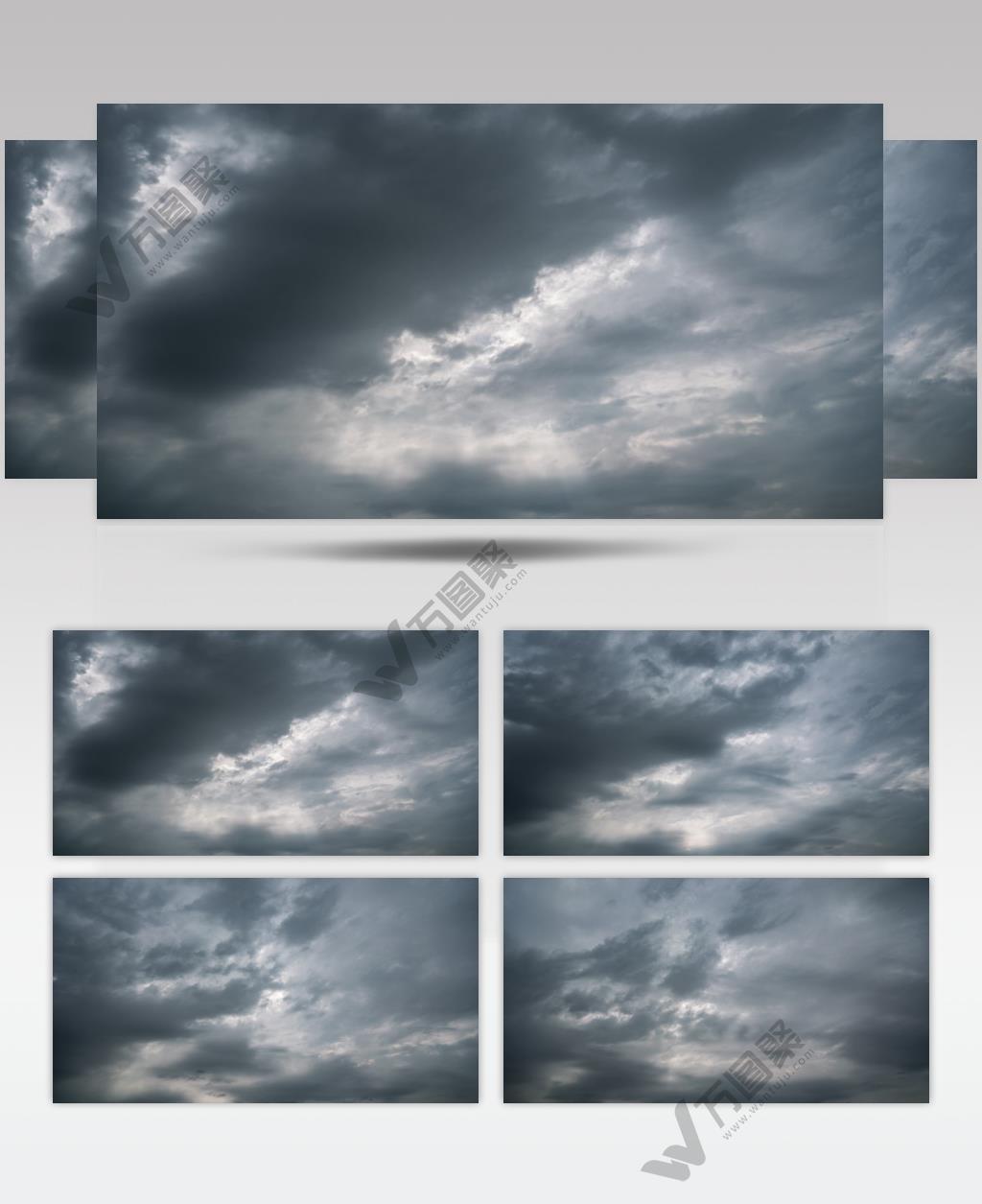 风云变幻风起云涌阴天乌云密布