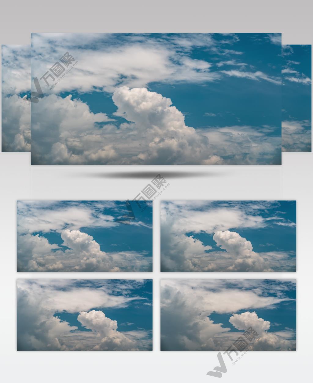 超壮观积雨云层多云海天气天空