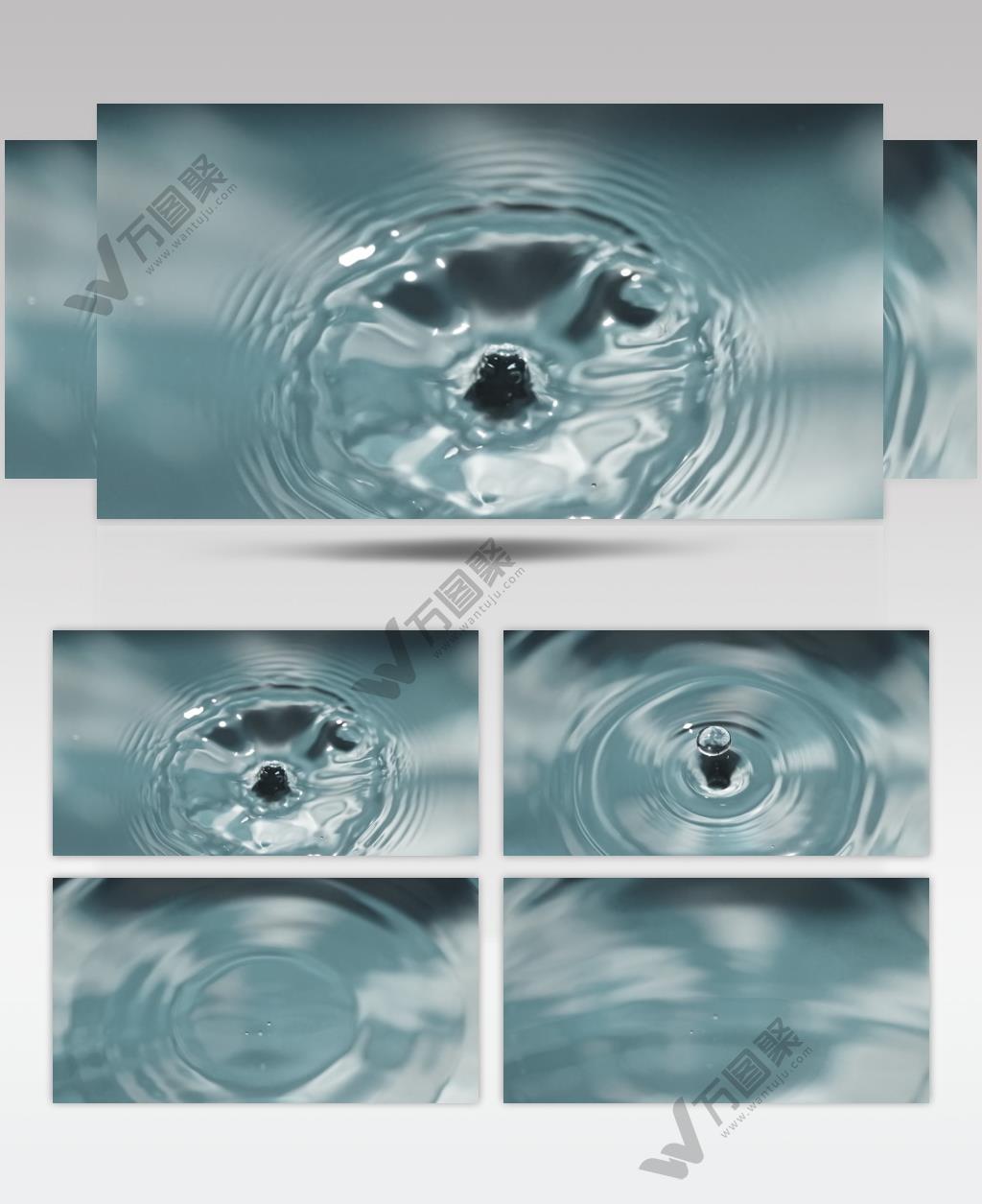 水滴水珠高速镜头慢镜头慢动作升格