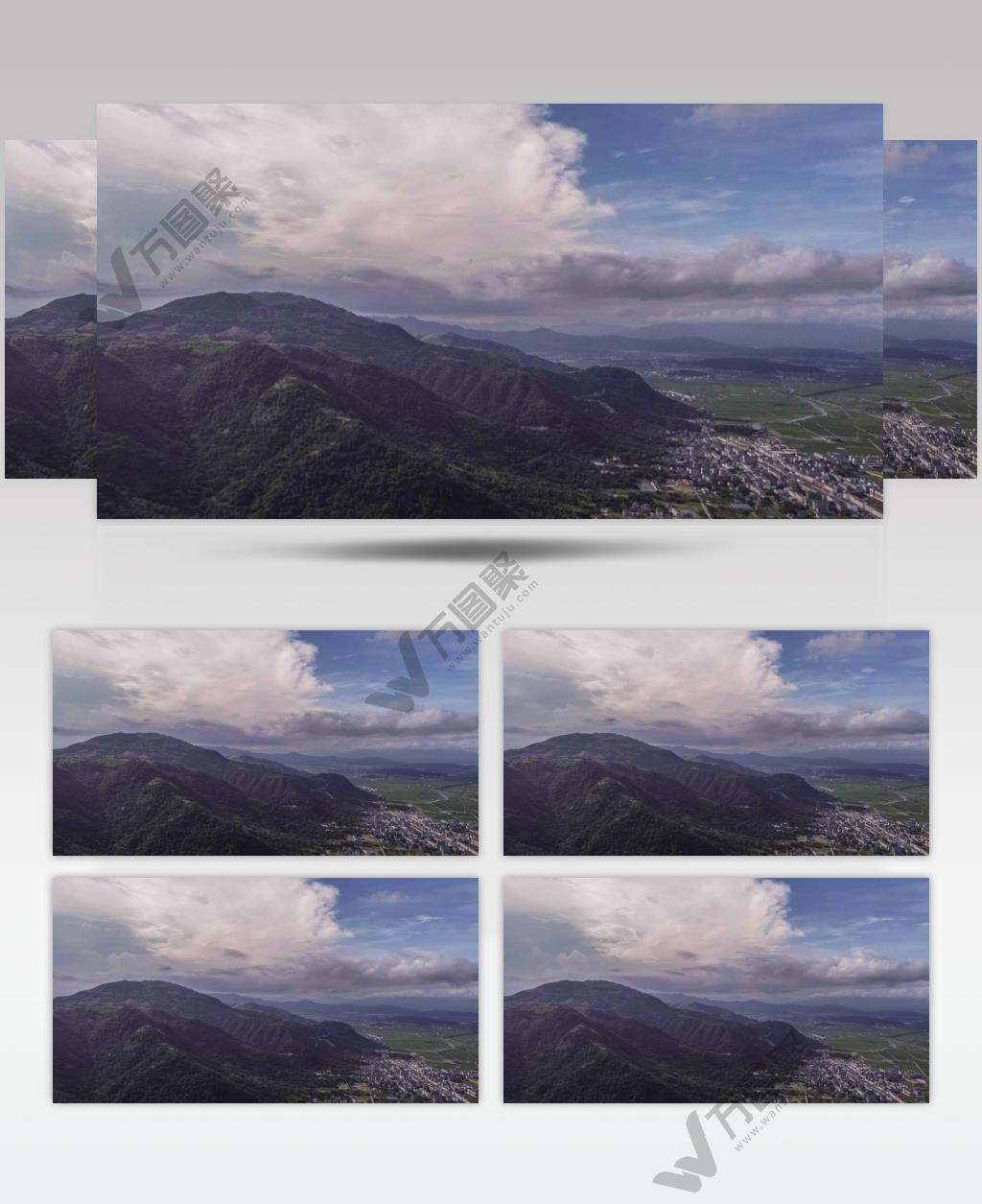 浙江瑞安曹村镇农村延时风光