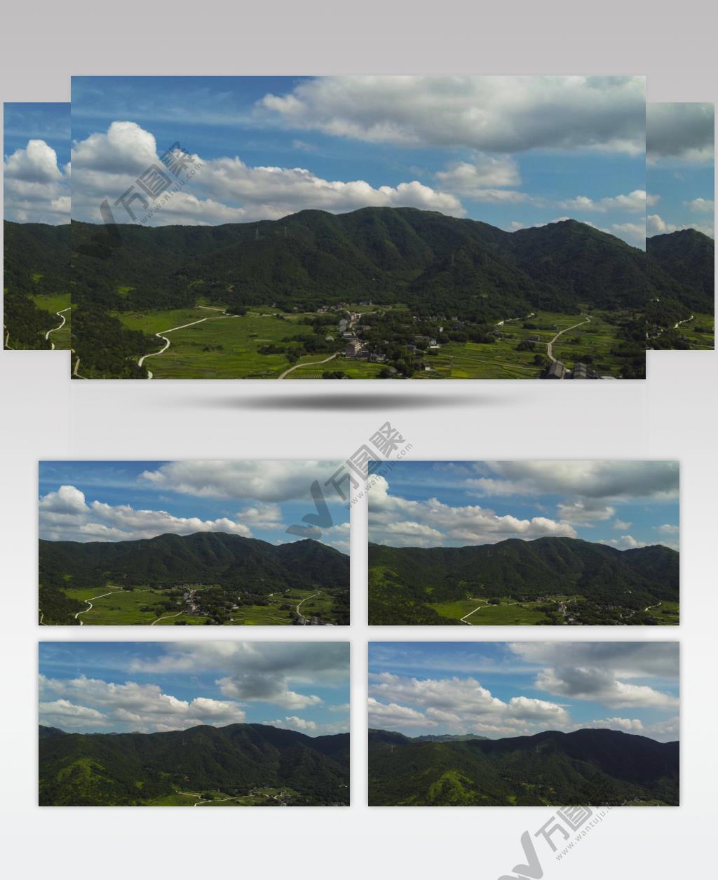 浙江瑞安曹村镇农村延时风光