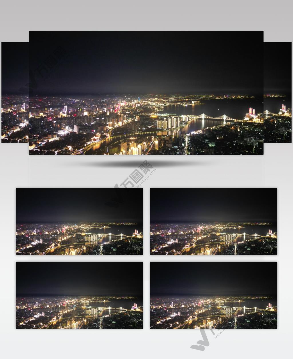 航拍海口城市风光