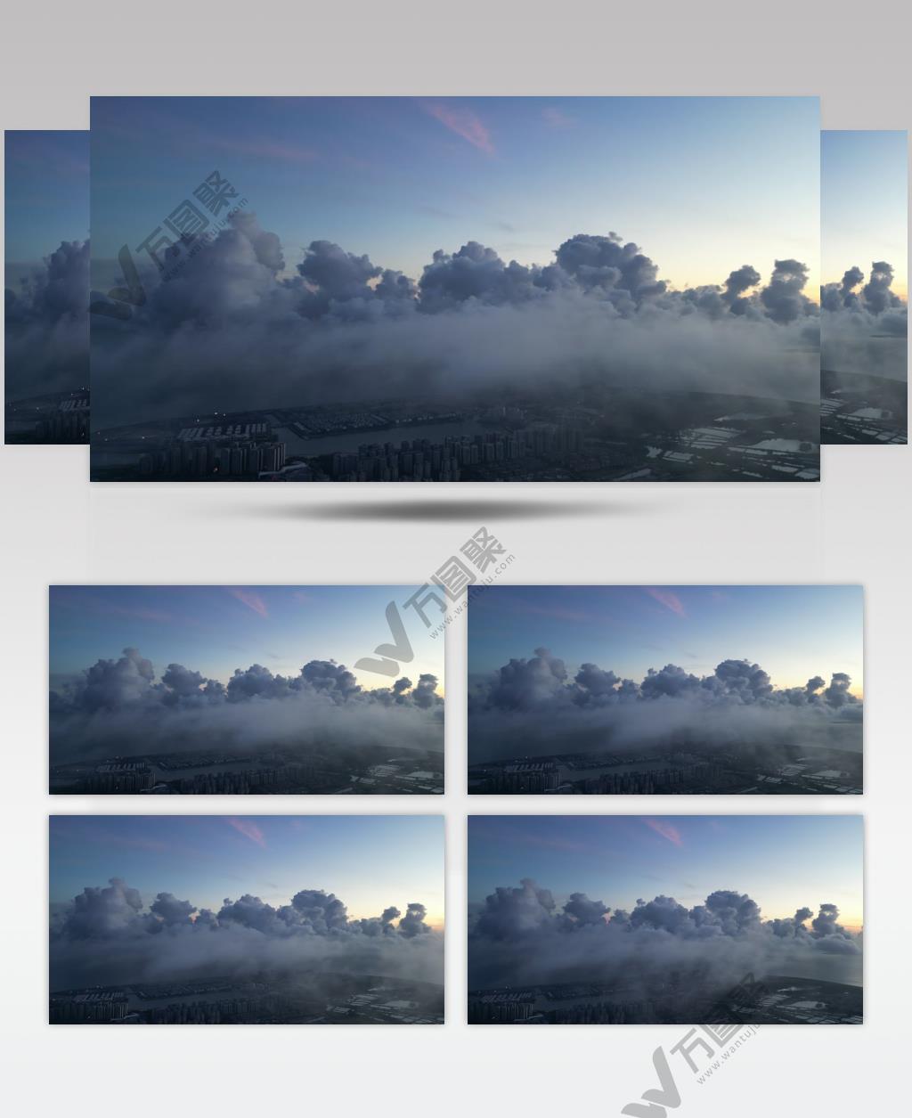 航拍海口城市风光