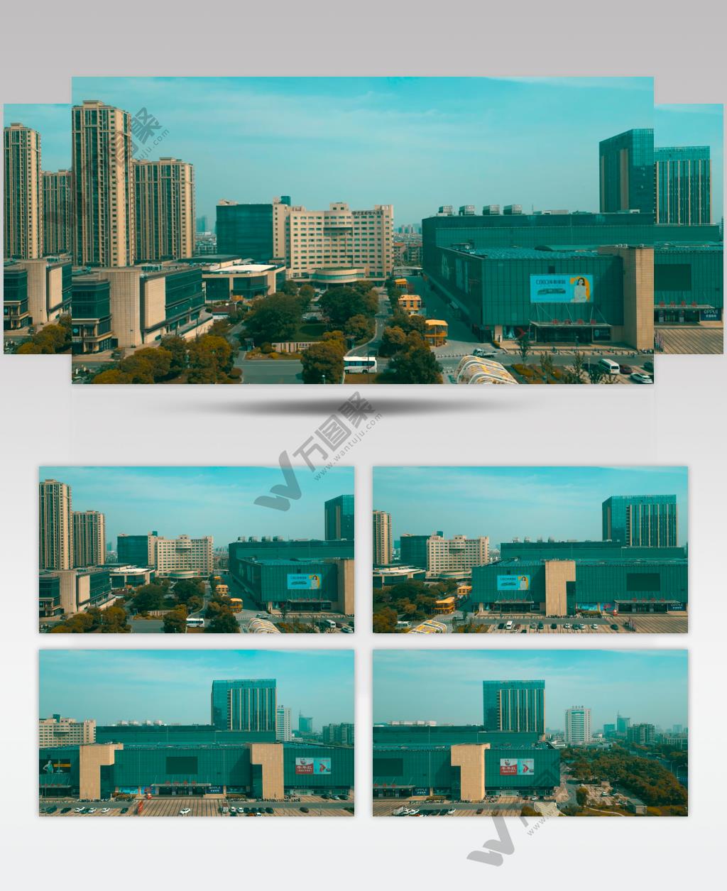 扬州商城地铁平移视角