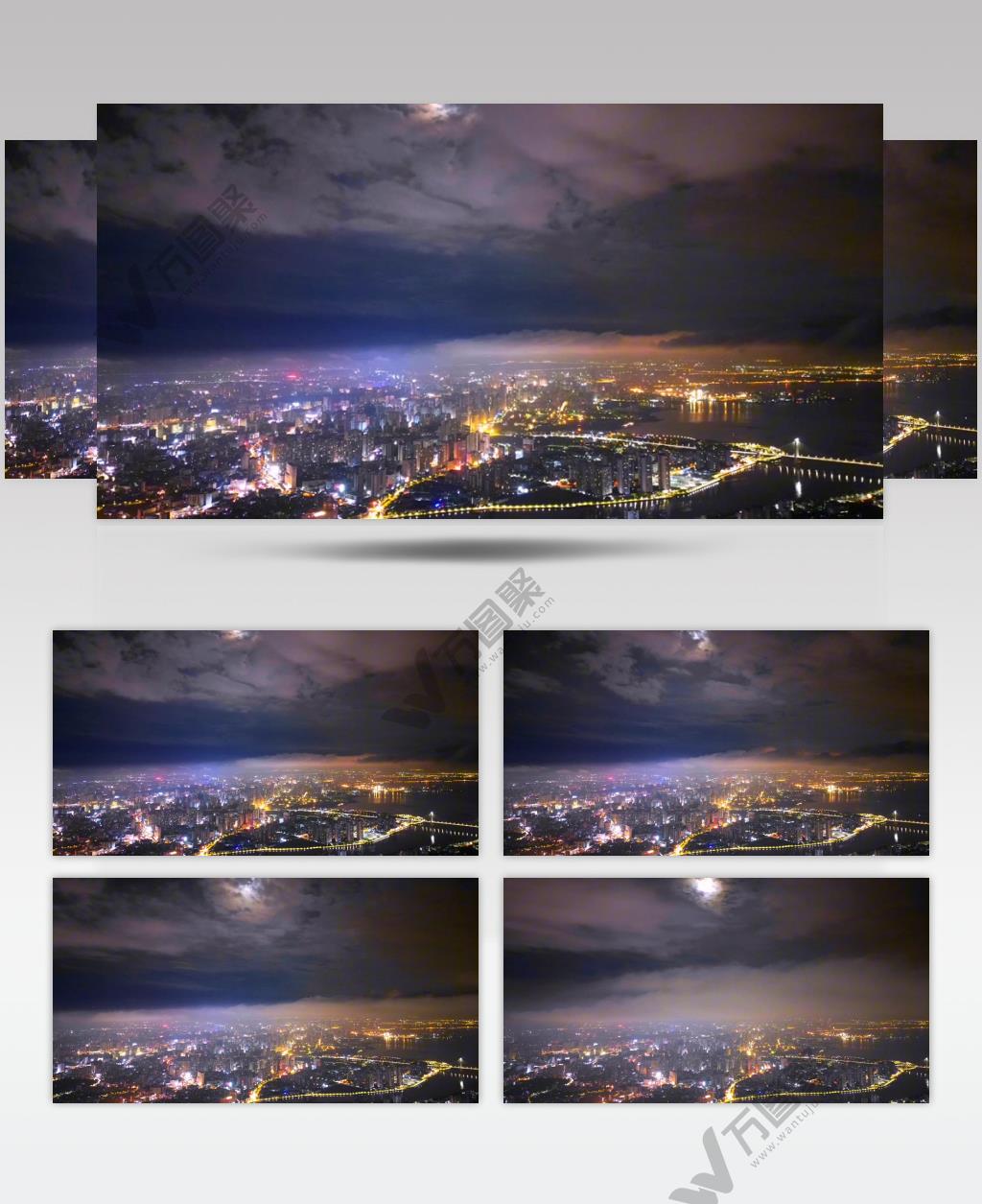 航拍海南城市延时风光