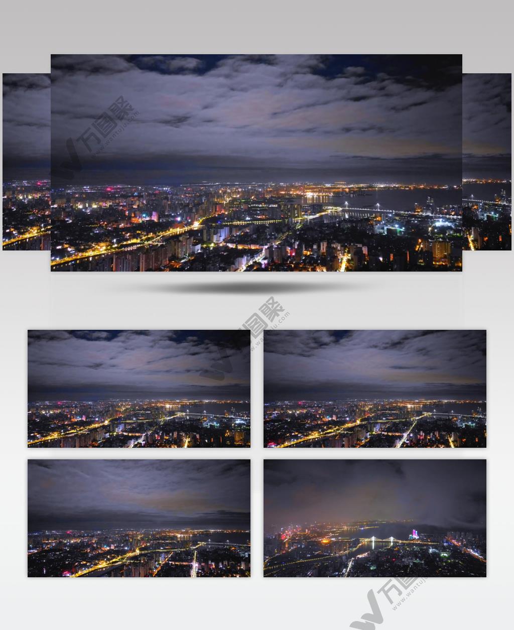 航拍海南城市延时风光