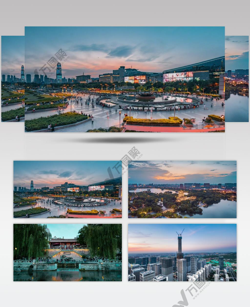 济南延时摄影合辑旅游宣传片视频素材