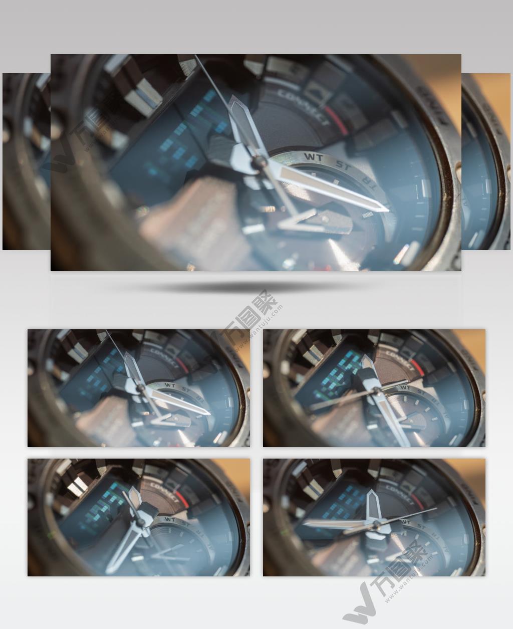 电子手表计时器石英钟秒针