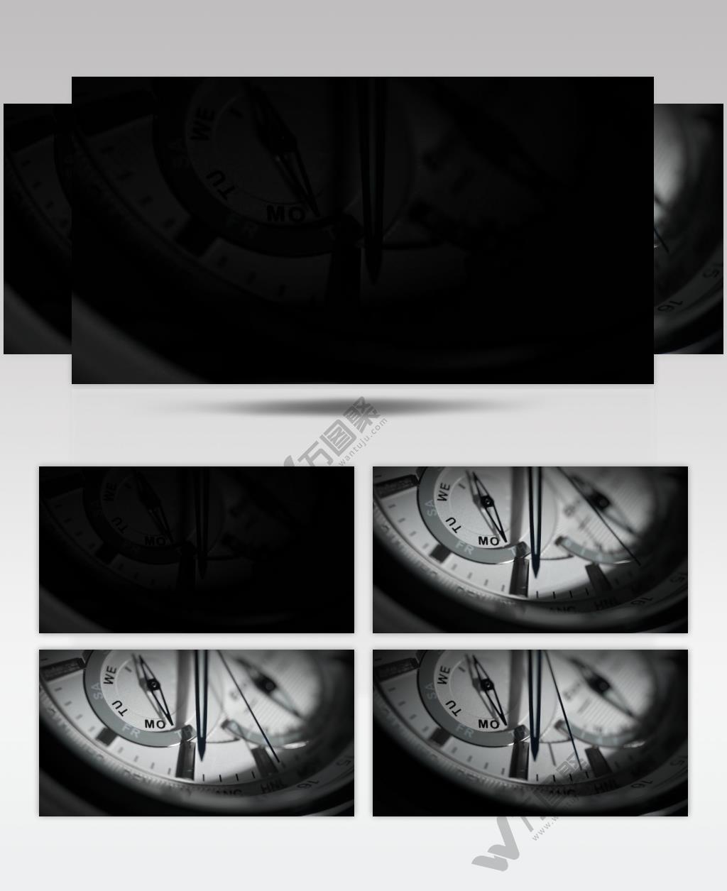 手表时钟秒针指针时间流逝