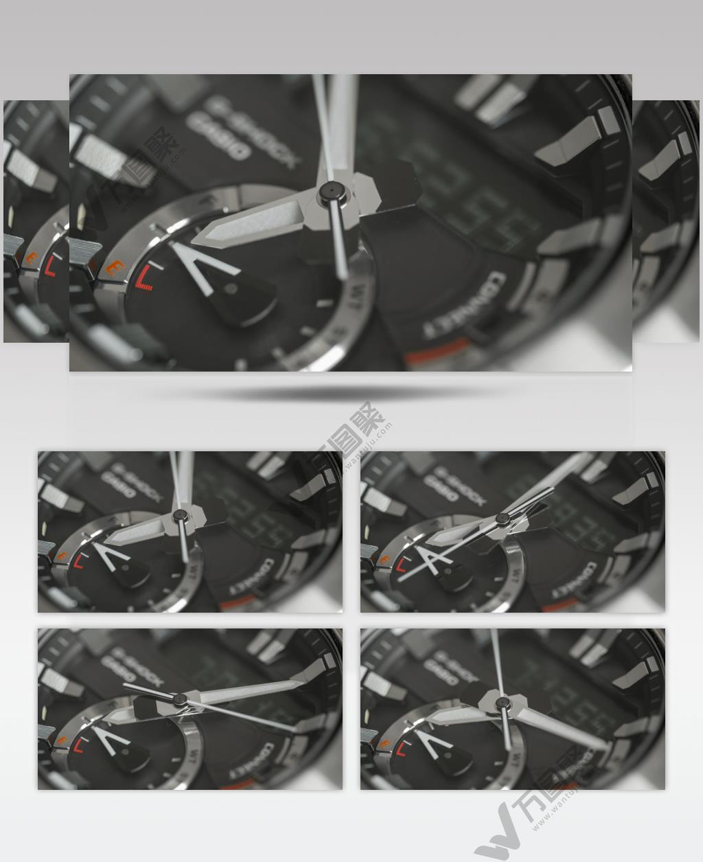 电子手表石英钟数字时间指针