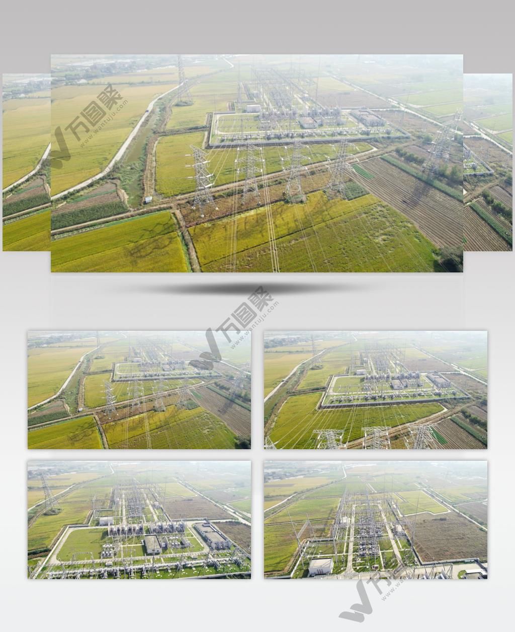 农村户户通电工程变电站电塔